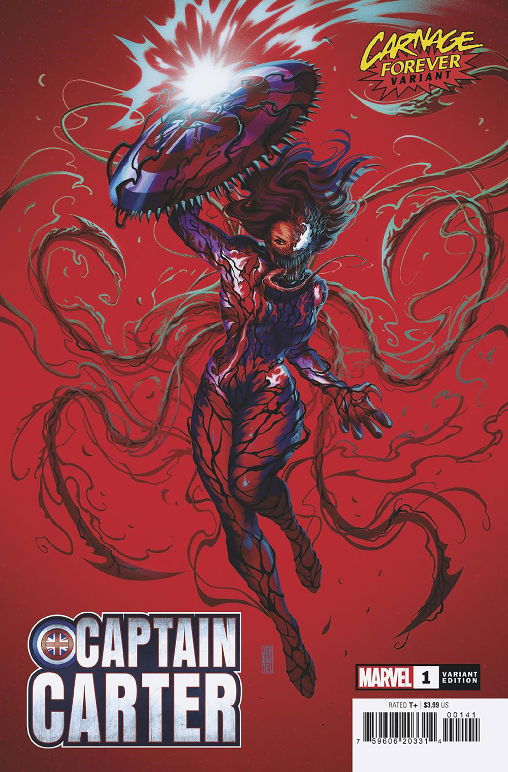 Captain Carter #1 Bartel Carnage Forever Variant (Of 5)