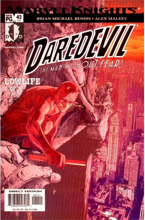 Daredevil Volume 2 #42 Signed By Alex Maleev