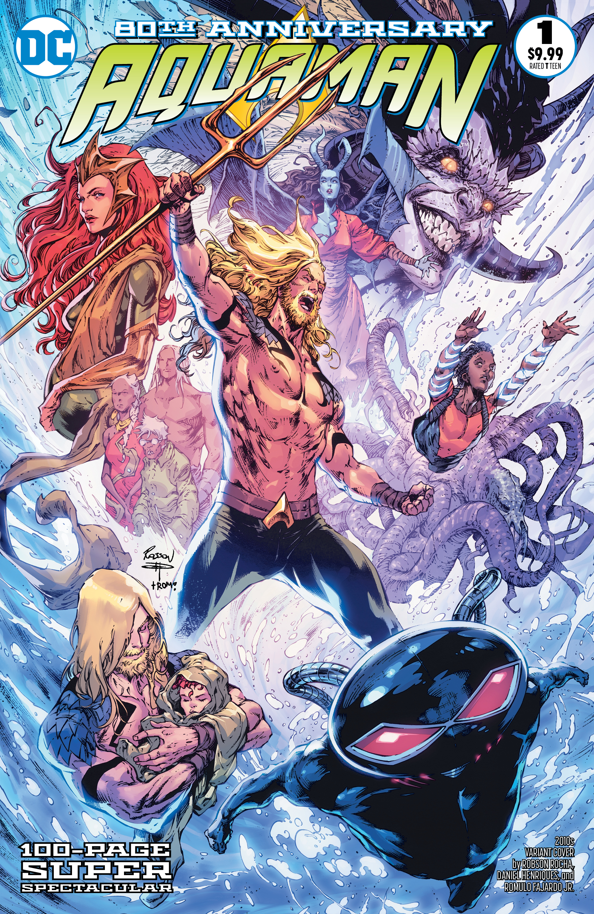 Aquaman 80th Anniversary 100-Page Super Spectacular #1 (One Shot) Cover I Rocha 2010s Variant