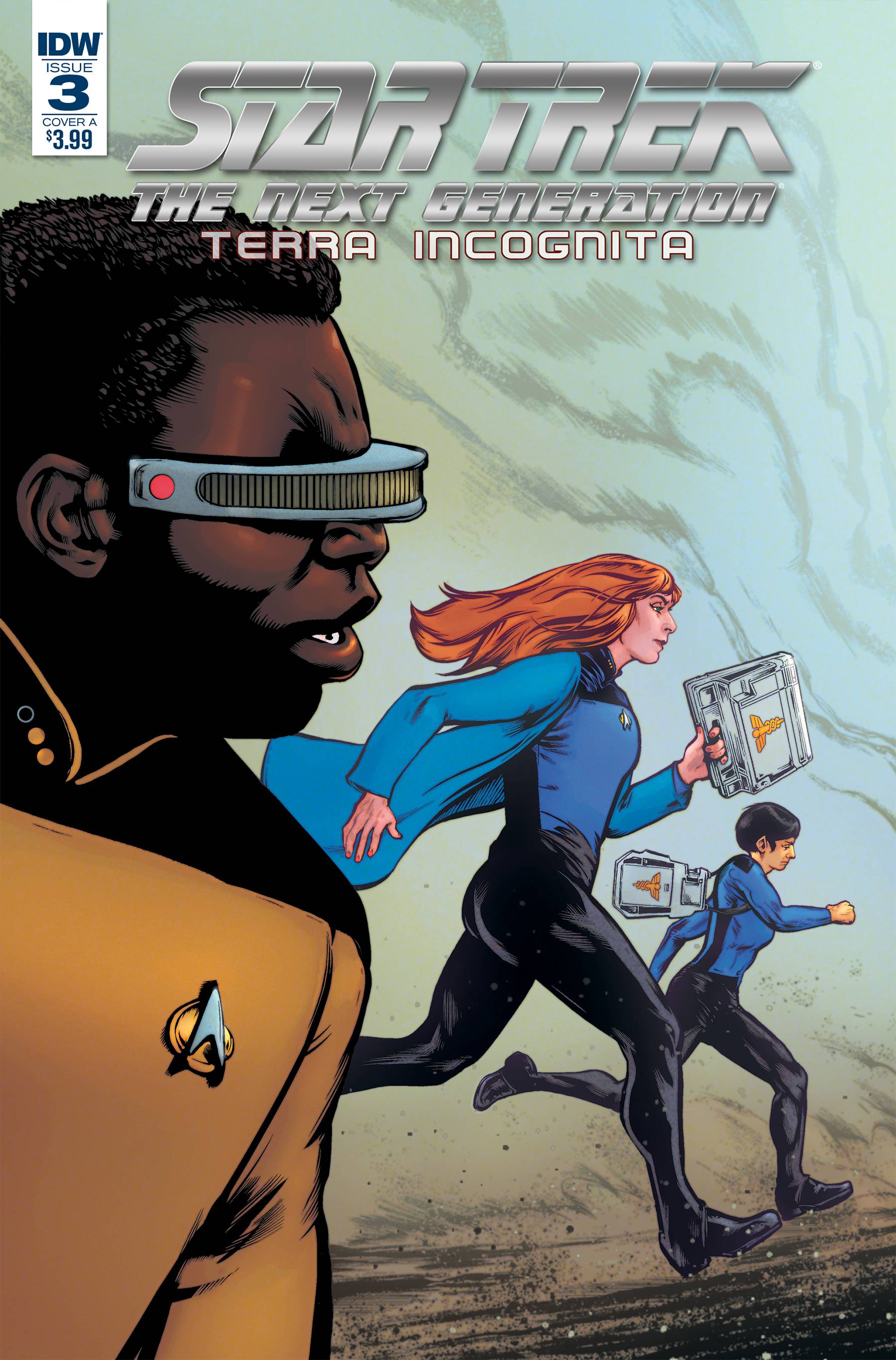 Star Trek Tng Terra Incognita #3 Cover A Shasteen
