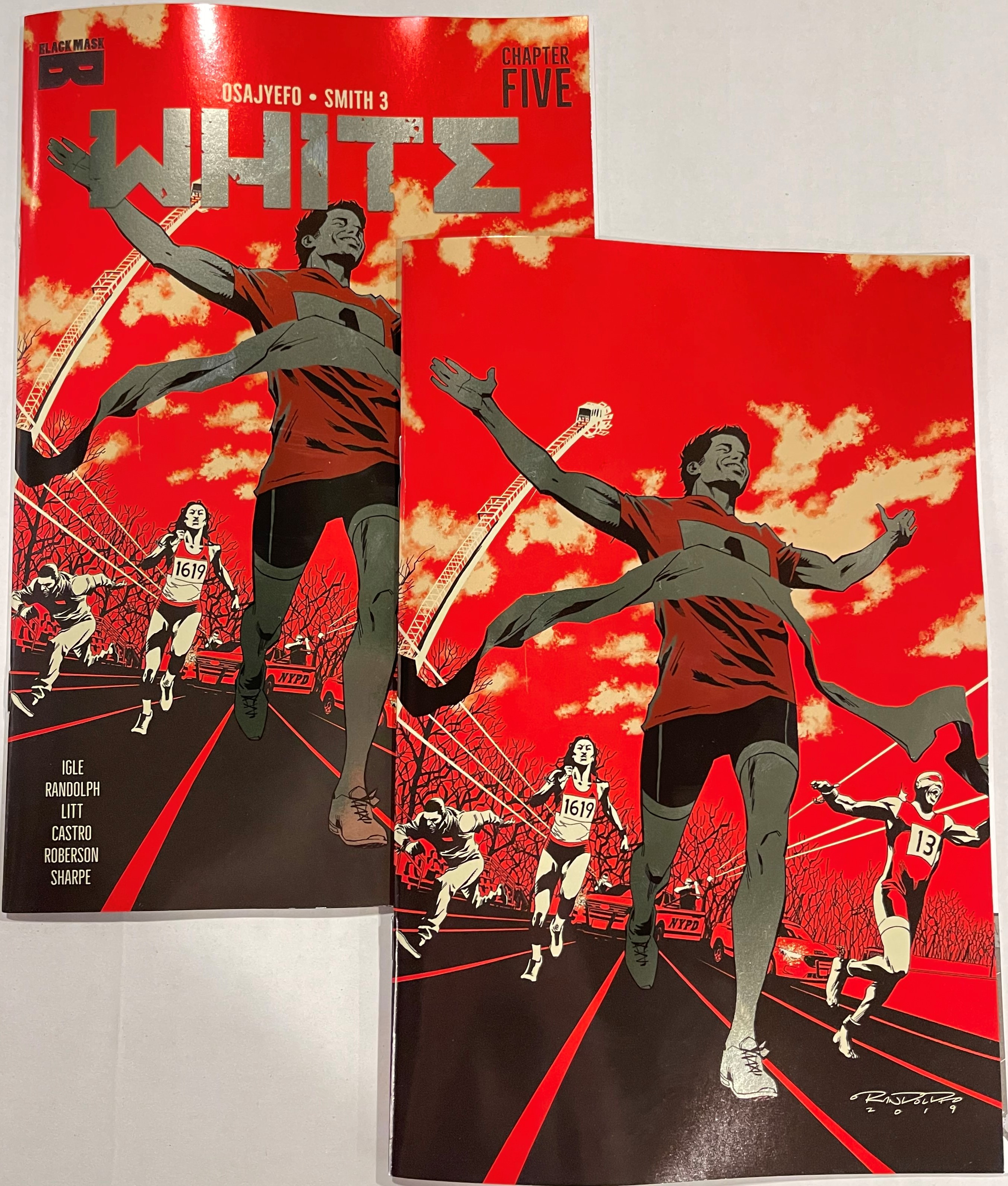 White #5 Cape & Cowl Comics Exclusive Foil Variant Combo Pack