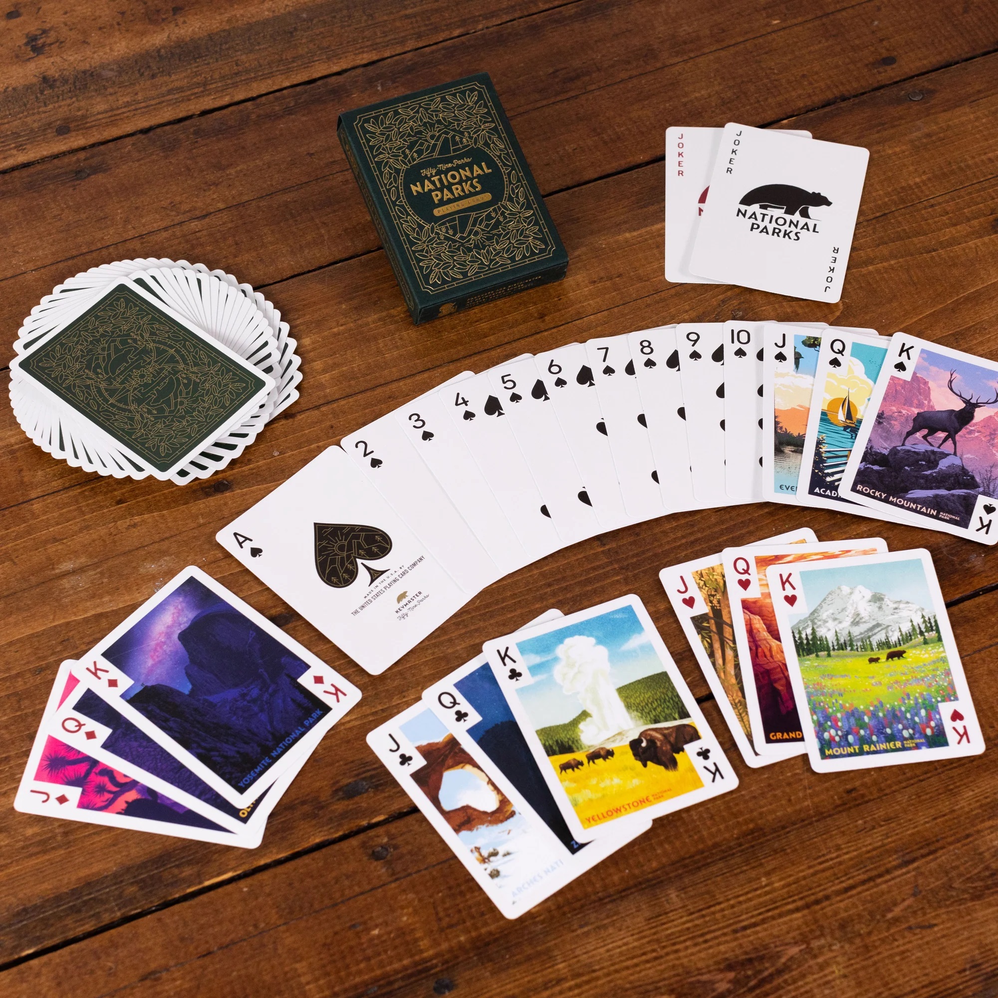 Fifty-Nine Parks: National Parks Playing Cards