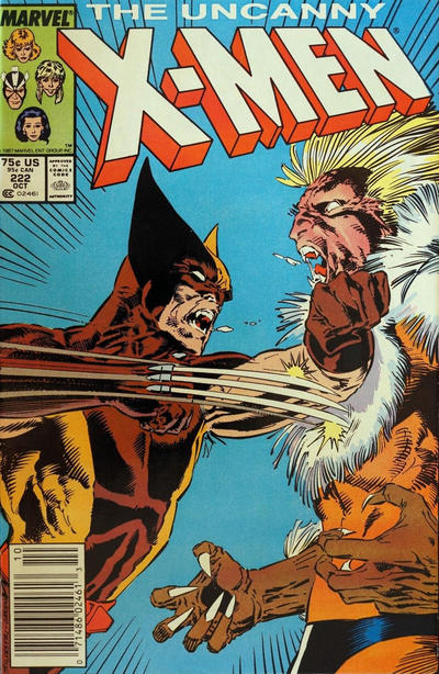 The Uncanny X-Men #222 [Newsstand] - G+