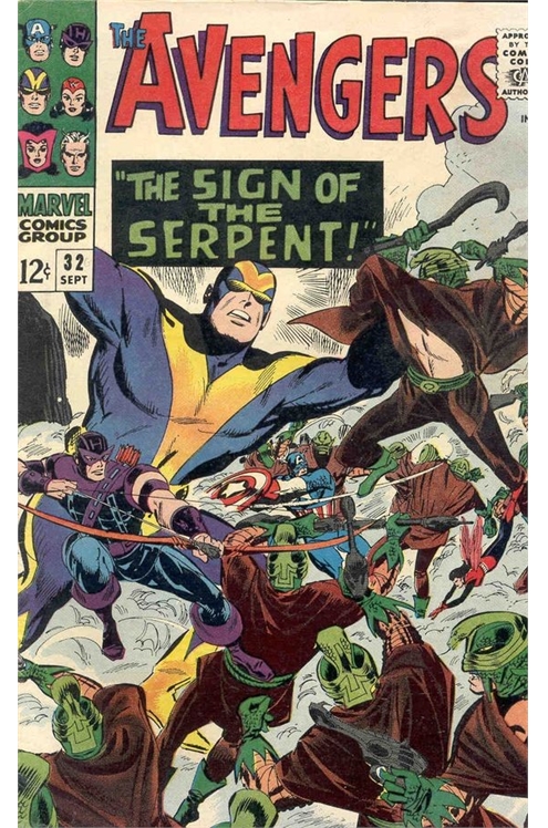 Avengers Volume 1 (1963) #32 1st Billy Foster, Sons of The Serpent