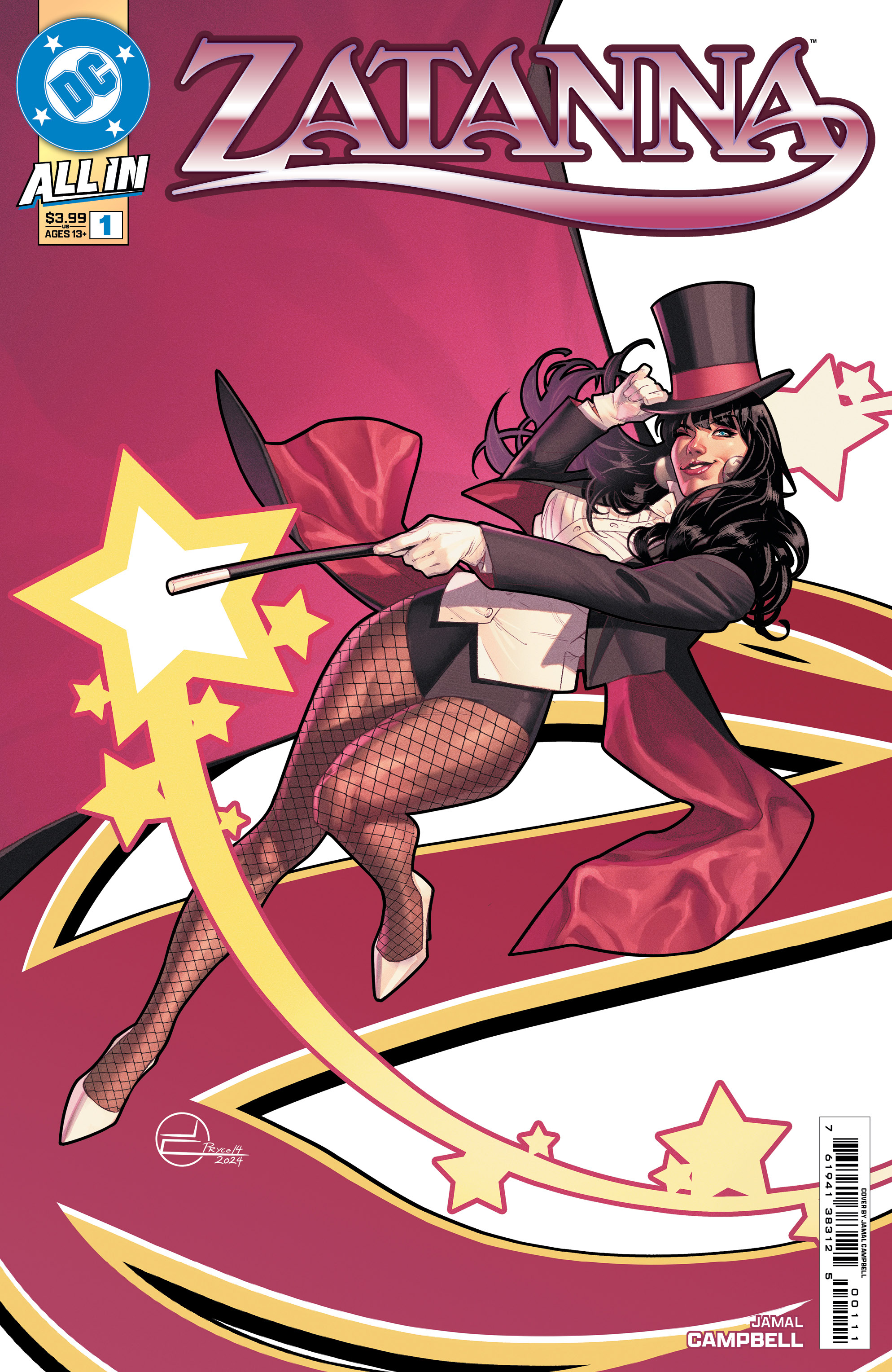 Zatanna #1 Cover A Jamal Campbell (Of 6)