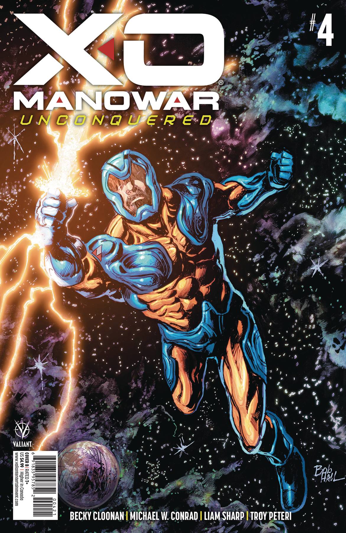 X-O Manowar Unconquered #4 Cover B Hall
