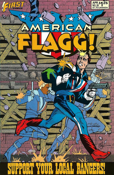 American Flagg! #28-Fine (5.5 – 7) Scarce