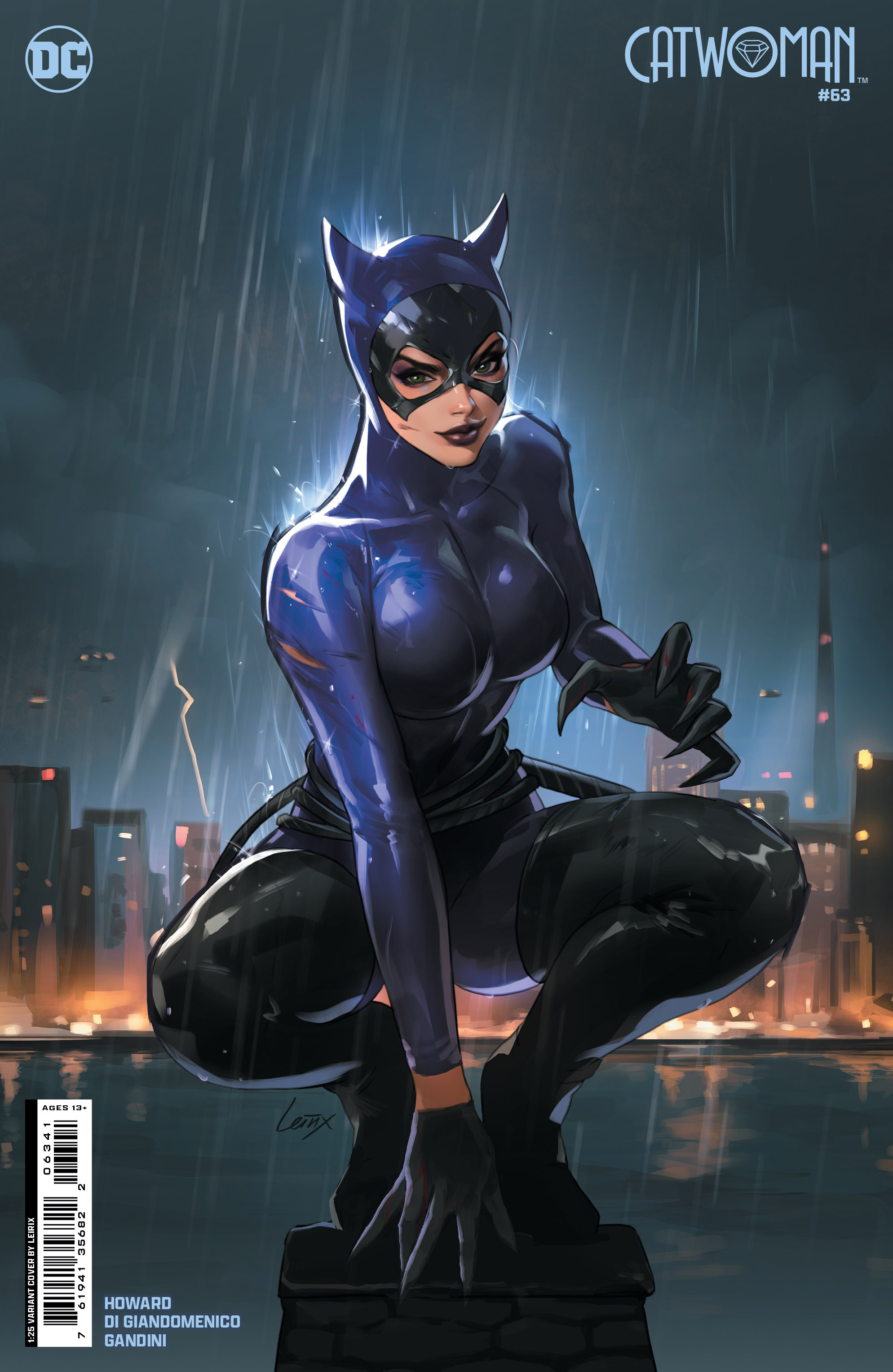 Catwoman #63 Cover E 1 for 25 Incentive Lesley Leirix Li Card Stock Variant