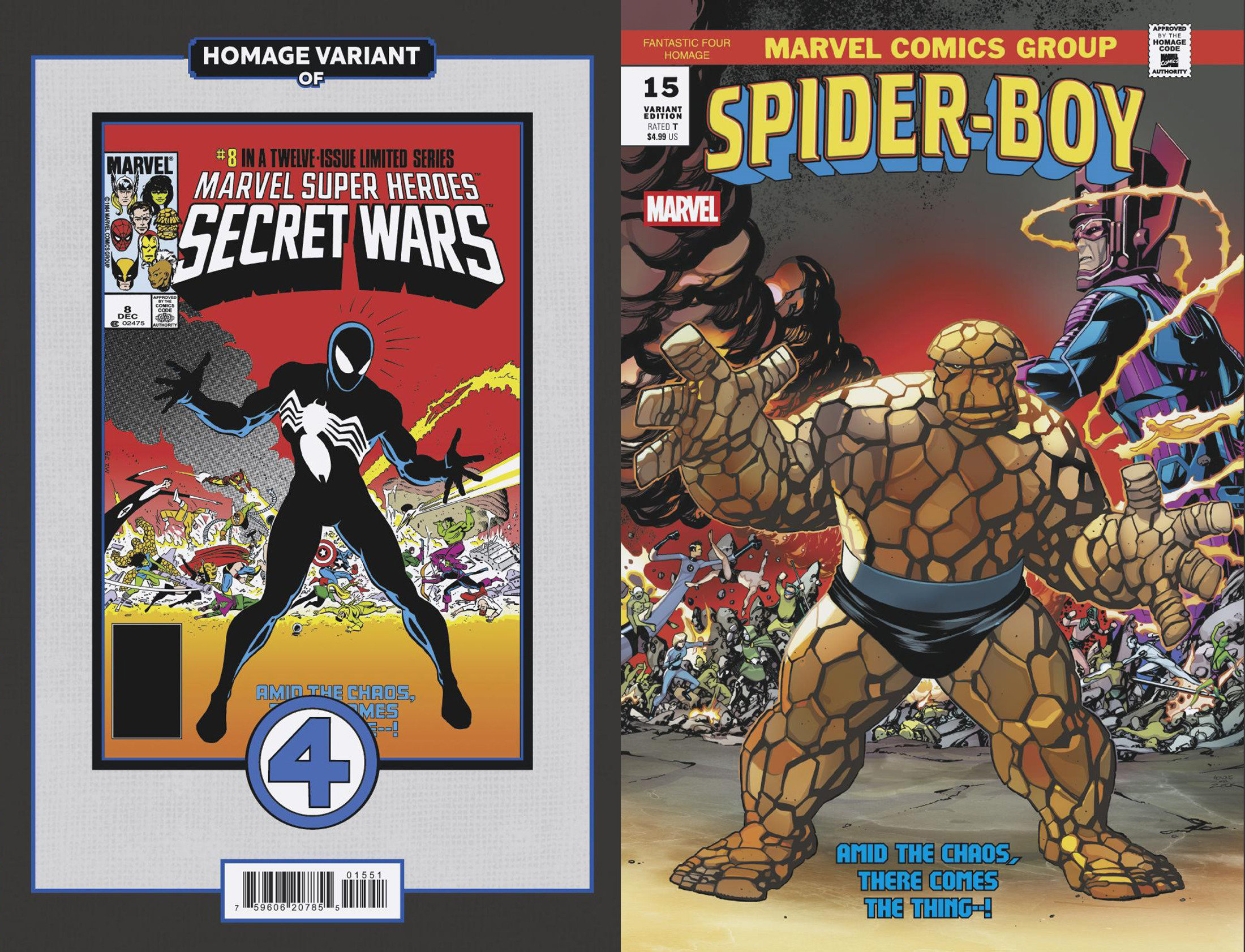 Spider-Boy #15 Mike Mckone Fantastic Four Homage Variant