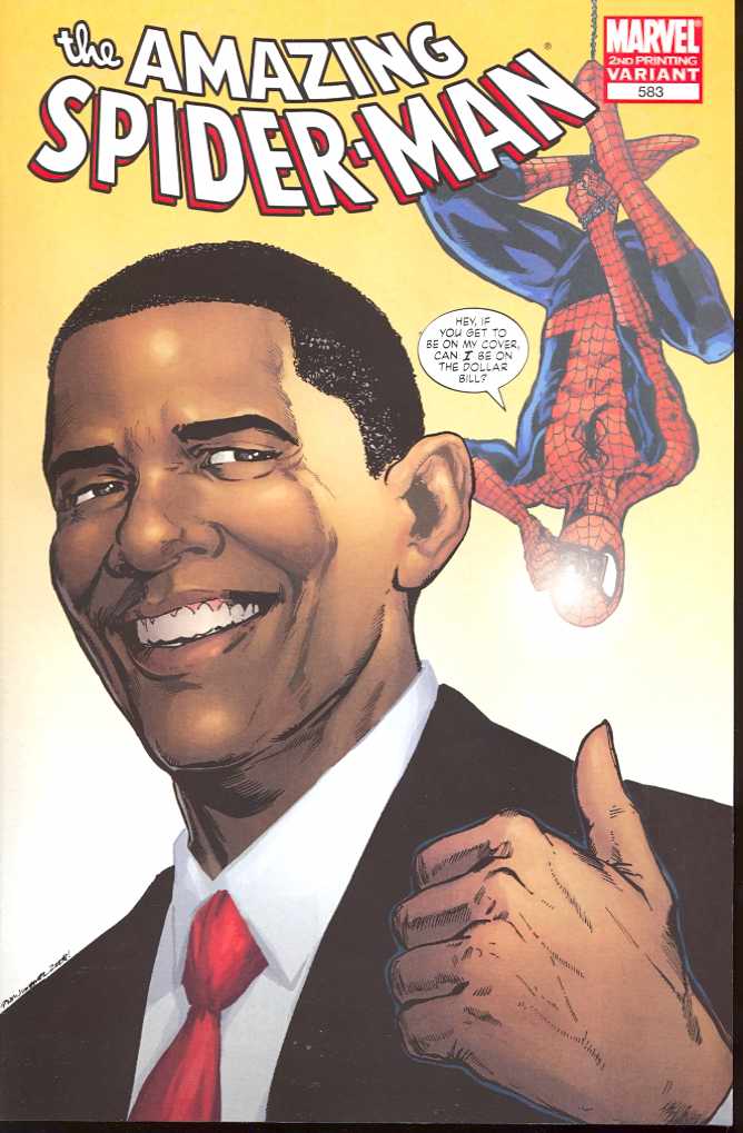 Amazing Spider-Man #583 Obama 2nd (1998)