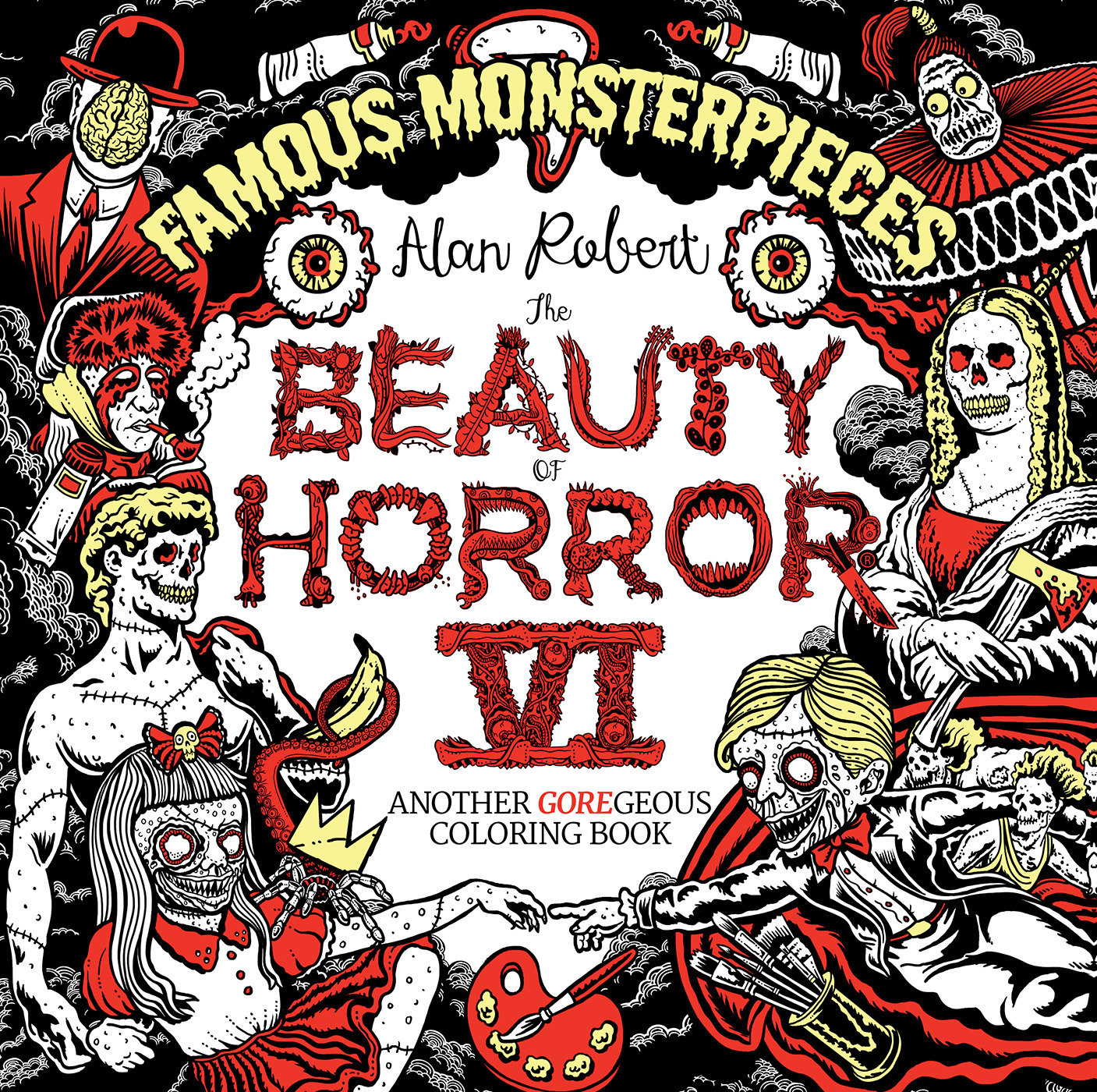 Beauty of Horror Coloring Book Volume 6 Famous Monsterpieces
