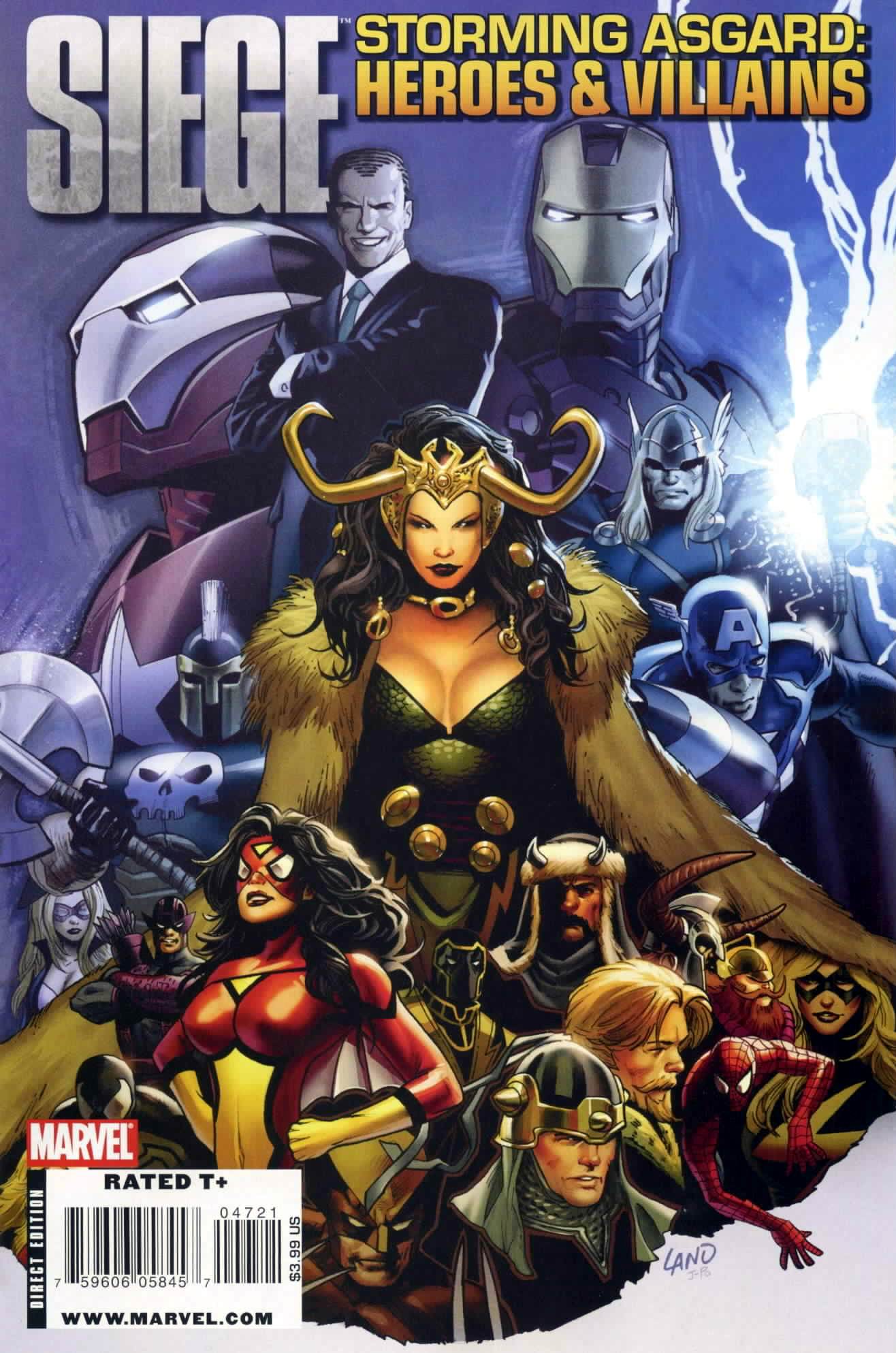 Siege Storming Asgard - Heroes & Villains #1 (Female Loki Variant) (2009)