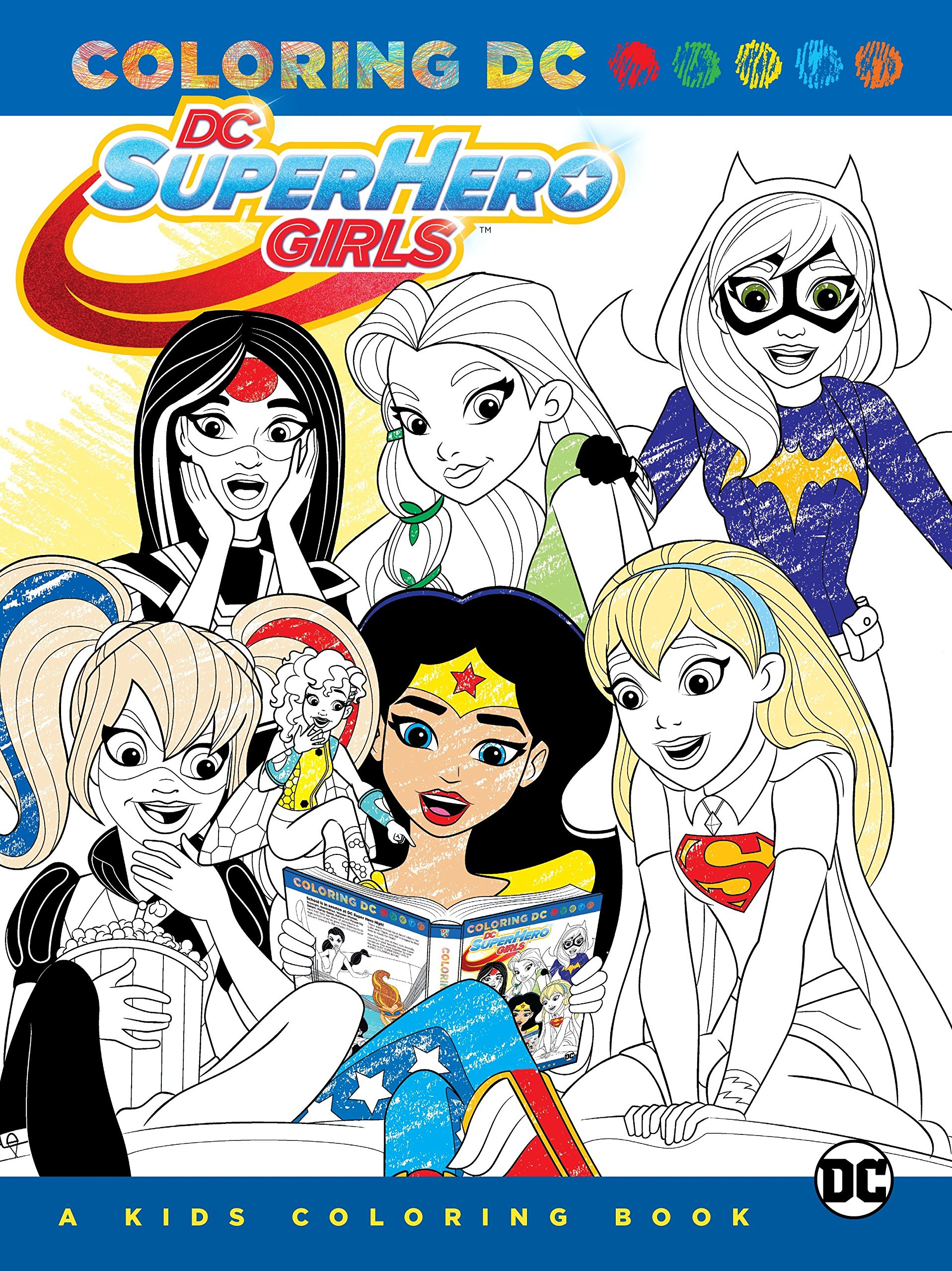 DC Super Hero Girls Coloring Books 