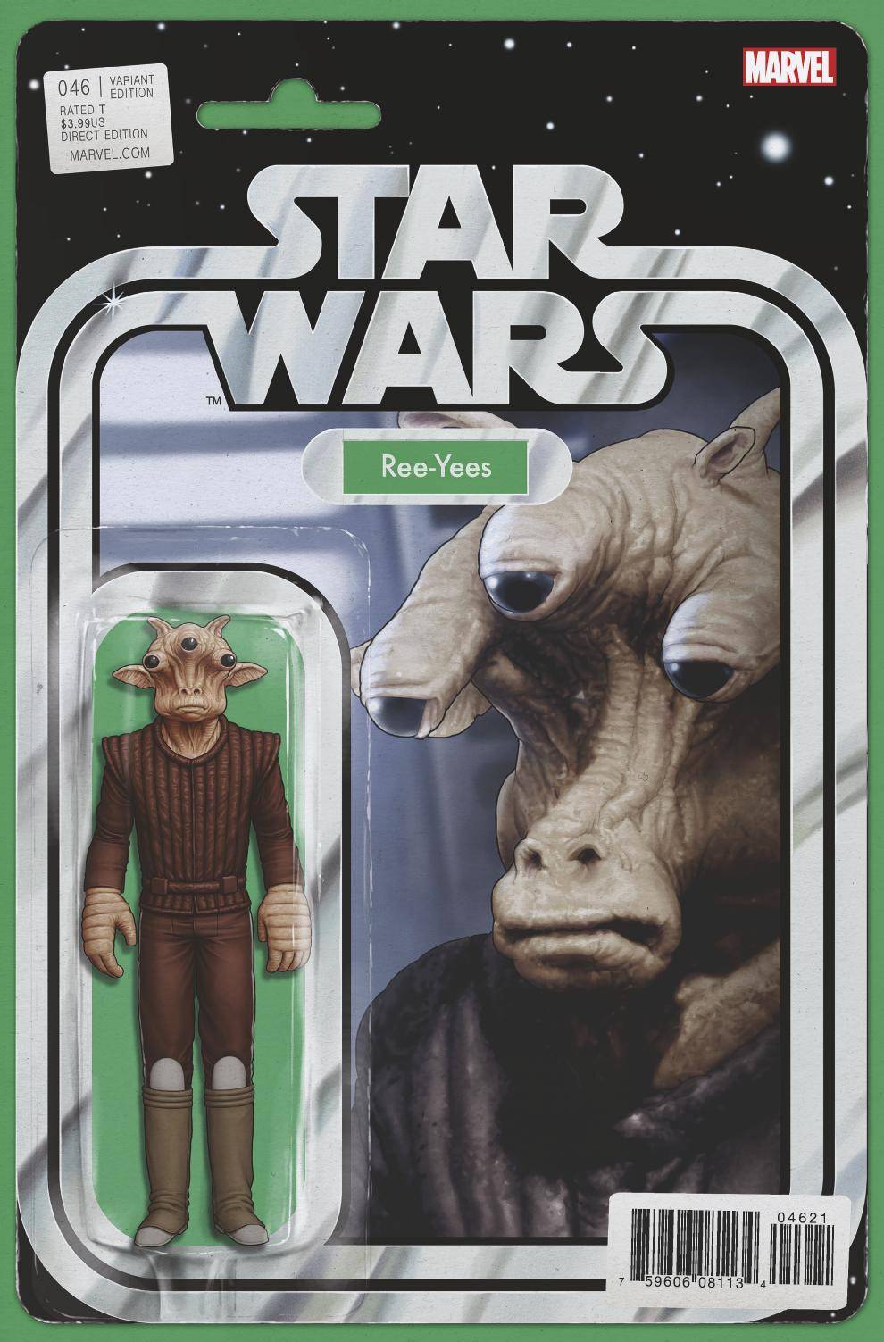 Star Wars #46 Christopher Action Figure Variant (2015)