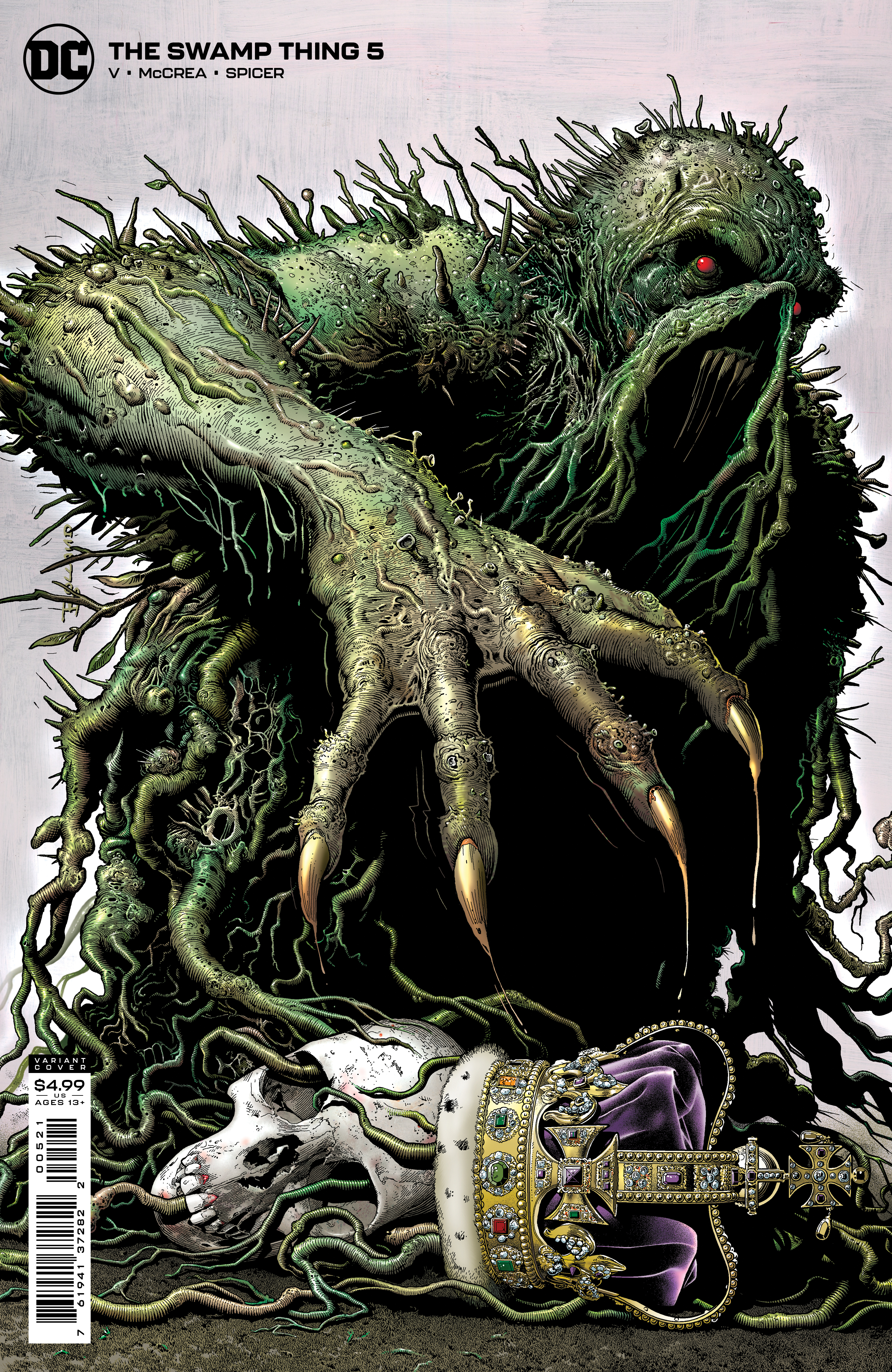 Swamp Thing #5 (Of 10) Cover B Brian Bolland Card Stock Variant (2021)