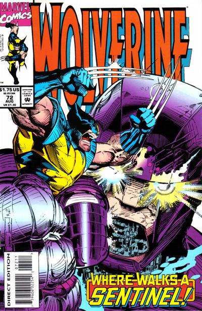 Wolverine #72 [Direct Edition]-Very Good (3.5 – 5)
