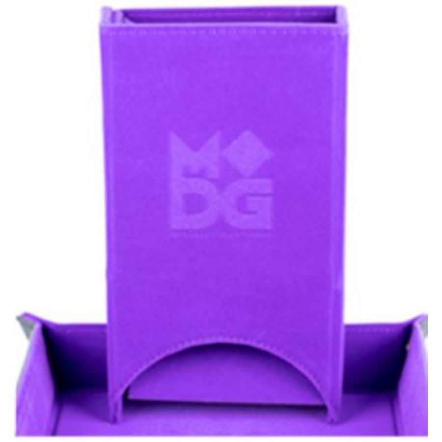 Dice Tower: Fold Up Velvet Purple
