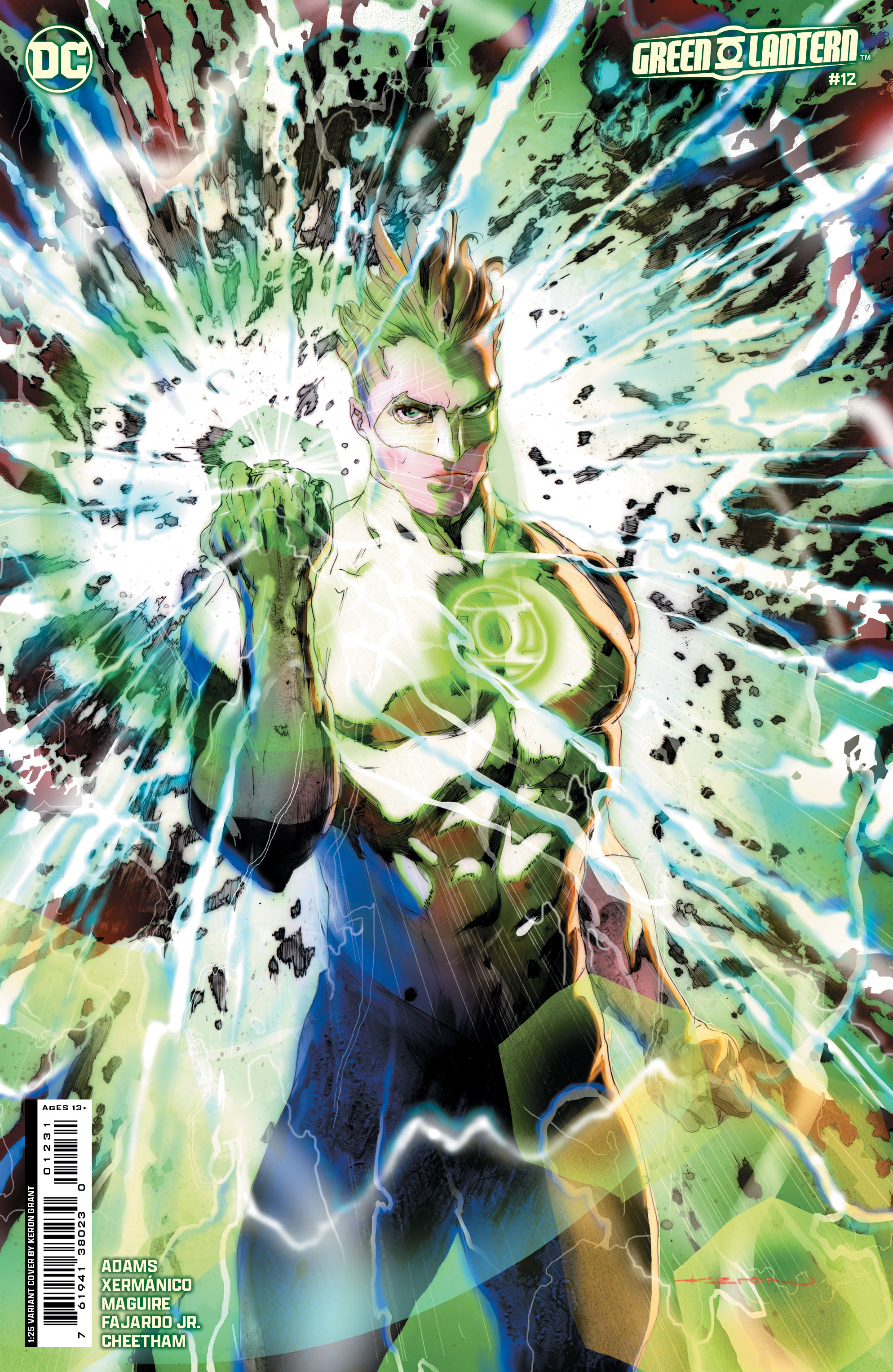 Green Lantern #12 Cover D 1 for 25 Incentive Keron Grant Card Stock Variant (House of Brainiac)