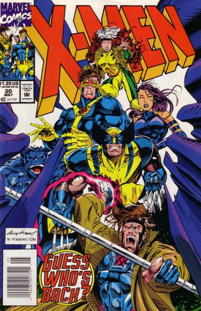 X-Men #20 [Newsstand](1991)-Very Fine (7.5 – 9)