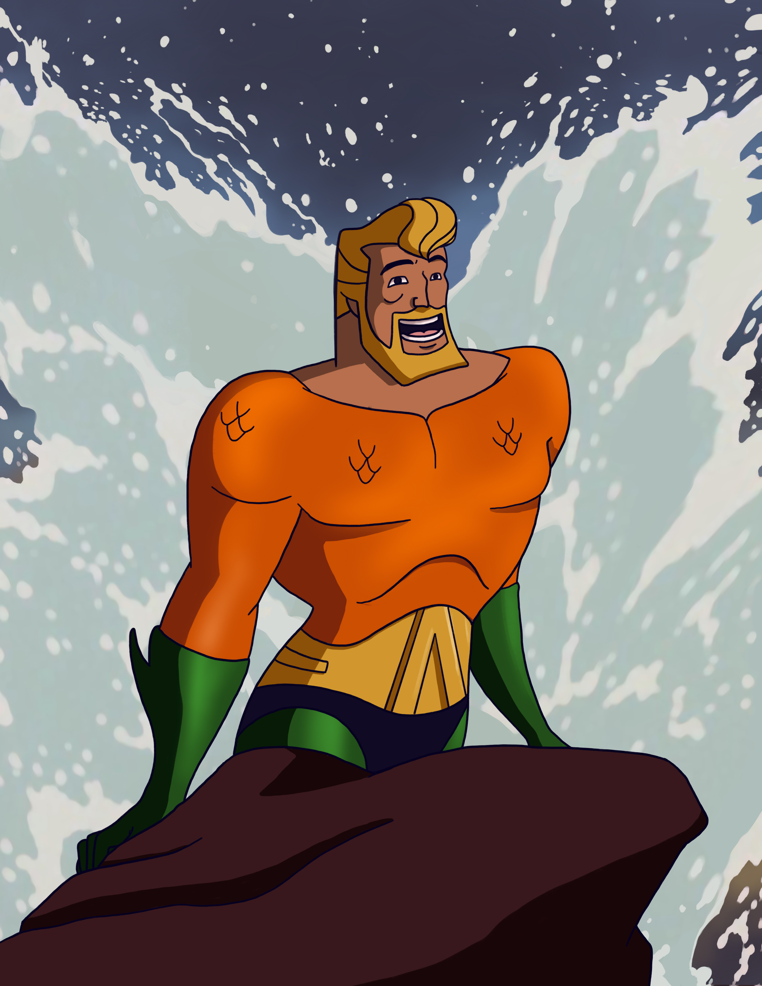 Leann Hill Art - Aquaman (Large)