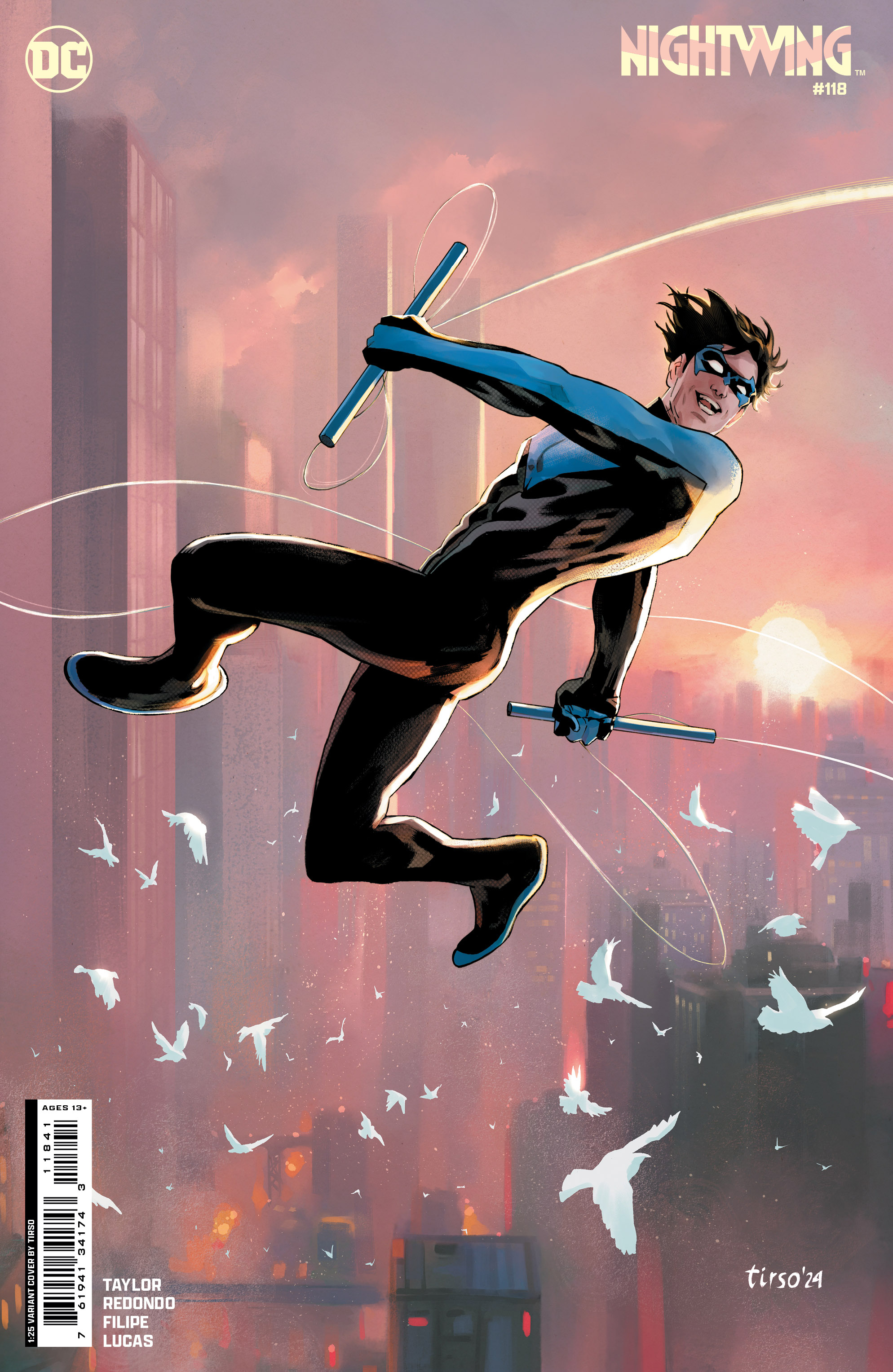 Nightwing #118 Cover F 1 for 25 Incentive Tirso Cons Card Stock Variant