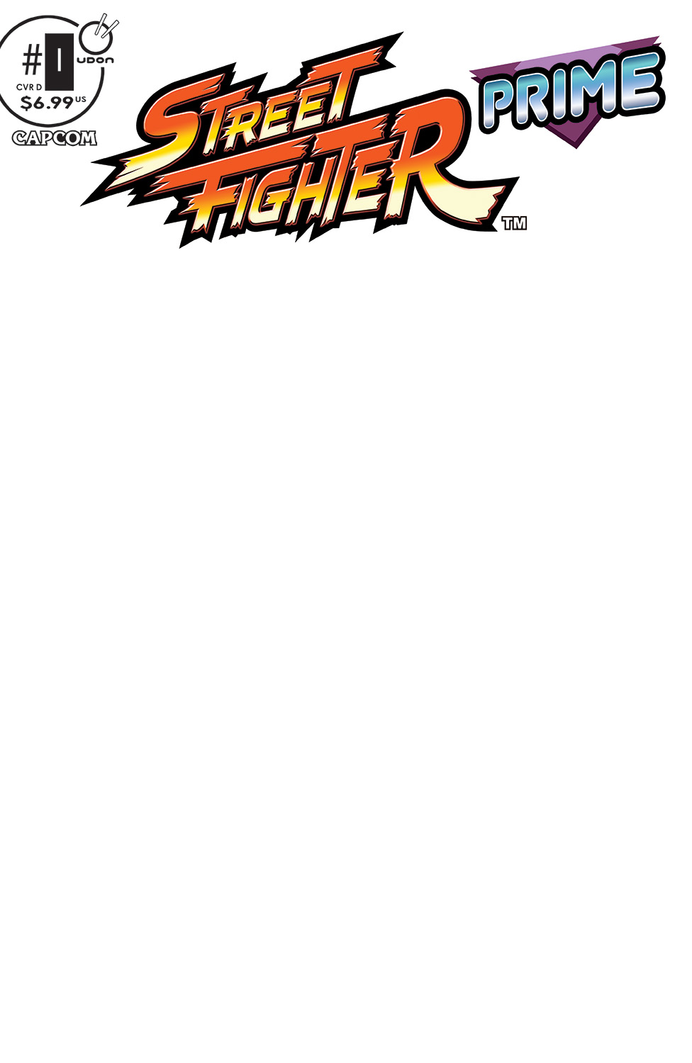 Street Fighter Prime #0 Cover D Blank Sketch