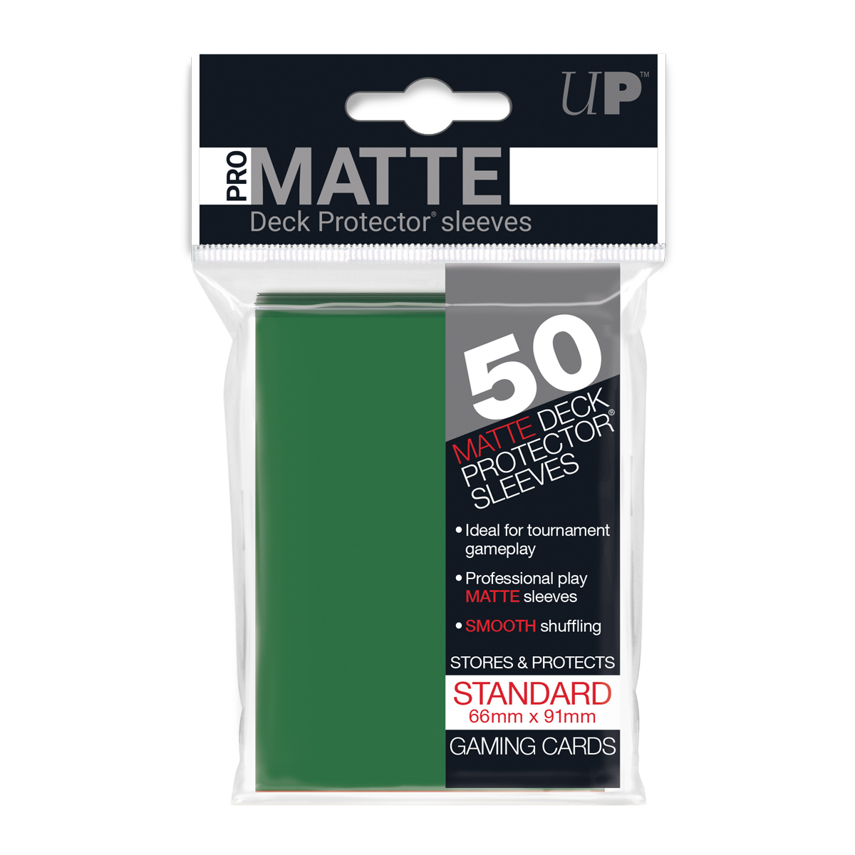 Ultra Pro Deck Protector Sleeves - Pro Matte Green Standard 50Ct