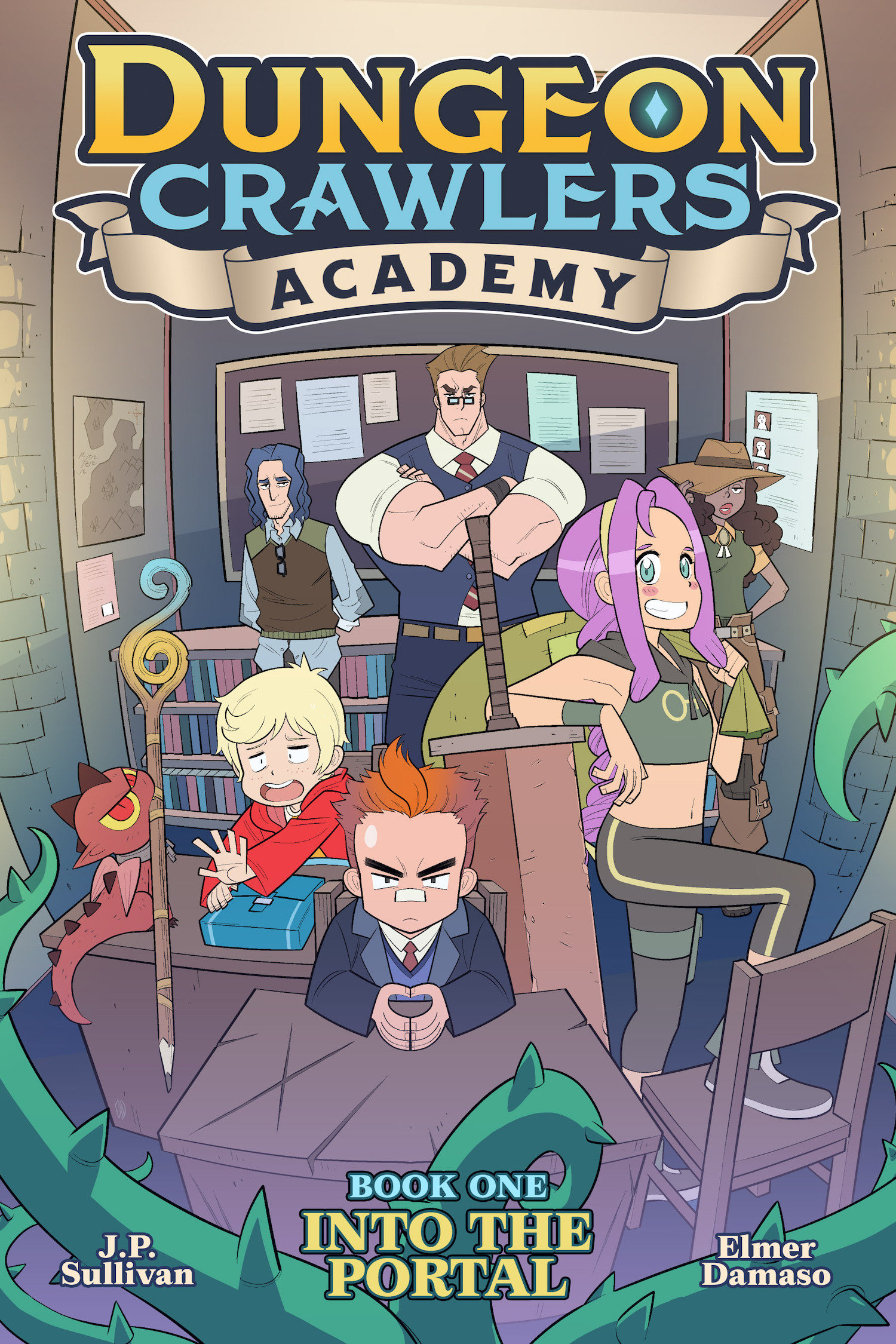 Dungeon Crawlers Academy Graphic Novel Volume 1 Into The Portal