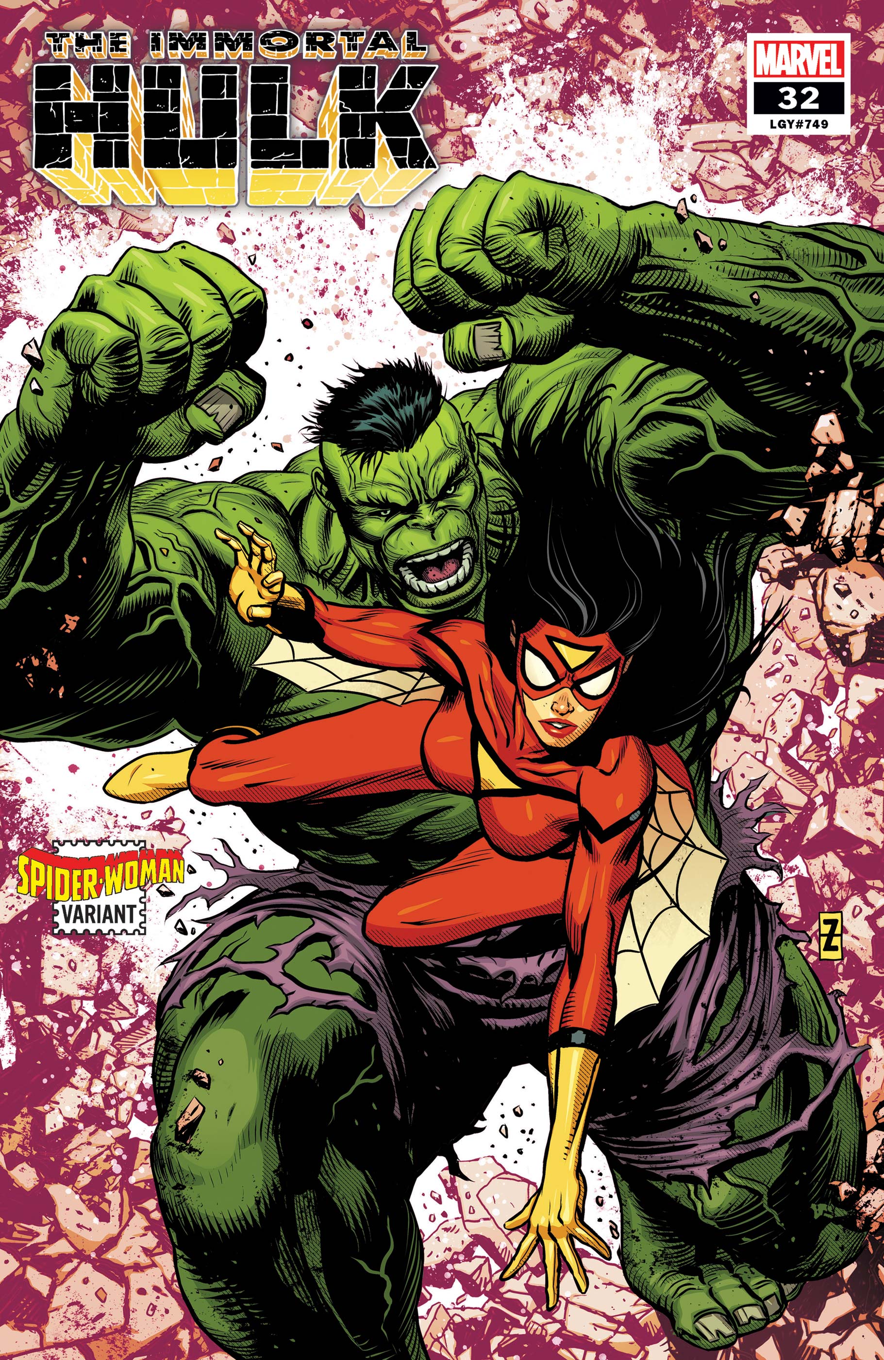 Immortal Hulk #32 Zircher Spider-Woman Variant (2018)