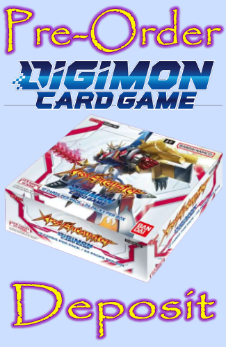 Digimon Tcg Bt-10 Xros Encounter Booster Box Pre-Order Deposit