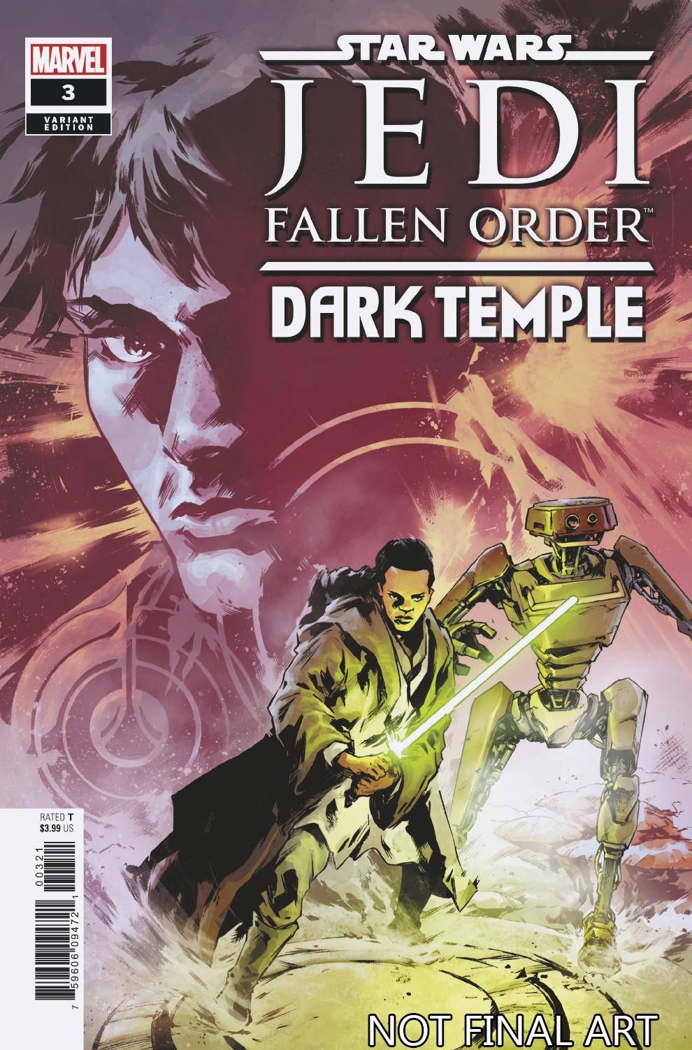 Star Wars Jedi Fallen Order Dark Temple #3 Villanelli Variant (Of 5)