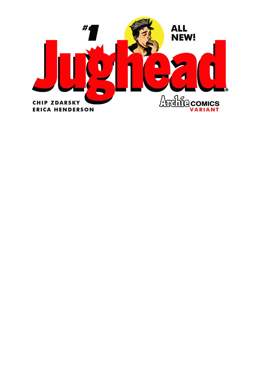 Jughead #1 Blank Sketch Cover