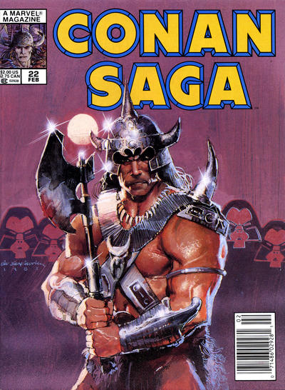 Conan Saga #22 [Newsstand] - Fn/Vf