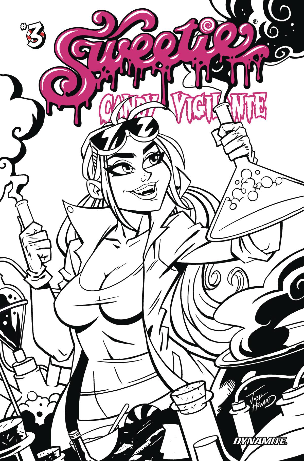 Sweetie Candy Vigilante #3 Cover J 7 Copy Last Call Incentive Howard Line Art