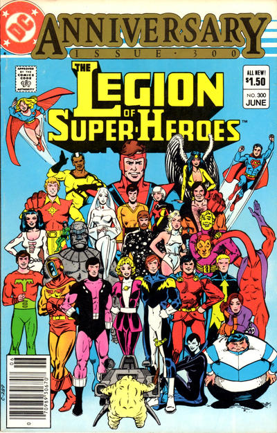 The Legion of Super-Heroes #300 [Newsstand]