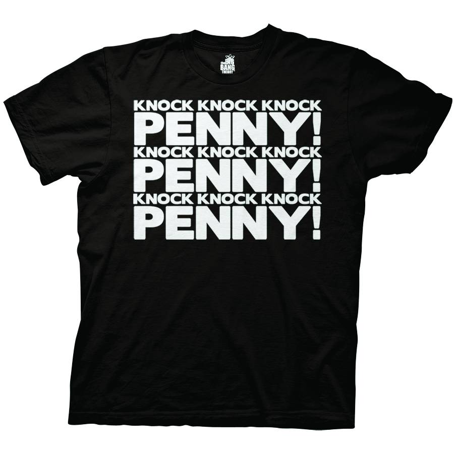 Big Bang Theory Penny Penny Penny Black T-Shirt XXL