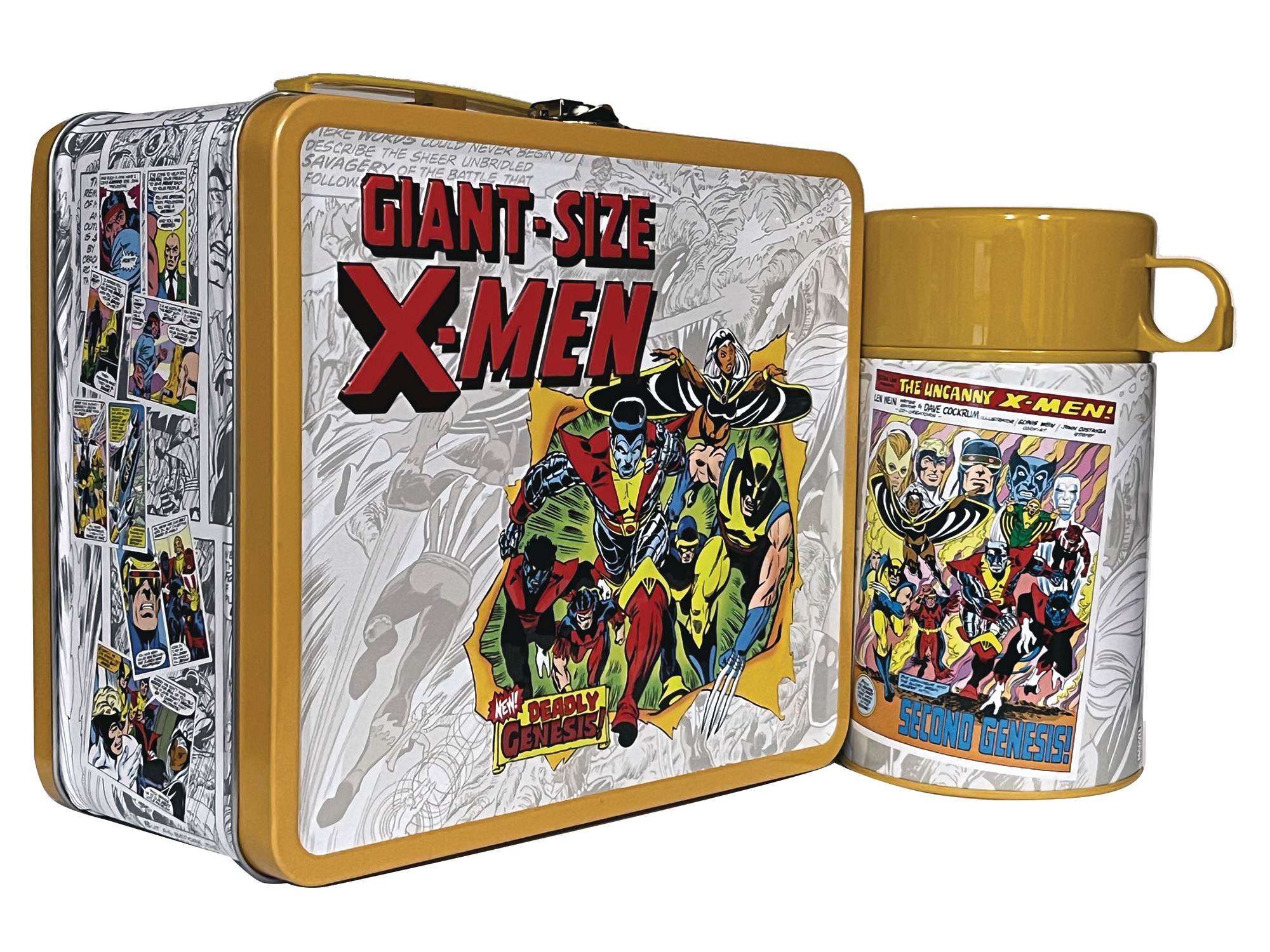 Tin Titans Giant Size X-Men Px Lunch Box With Beverage Container