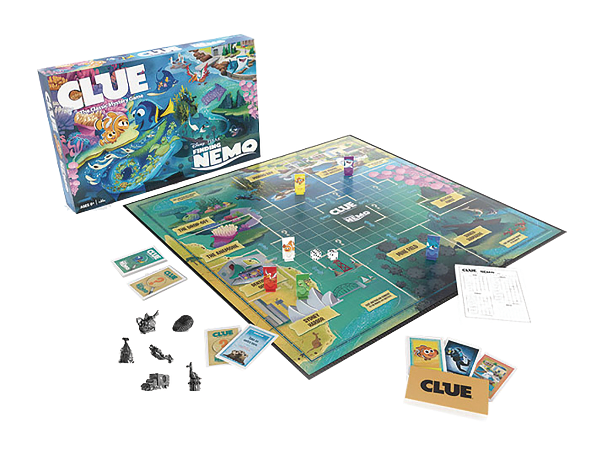 Finding Nemo Clue Edition Board Game