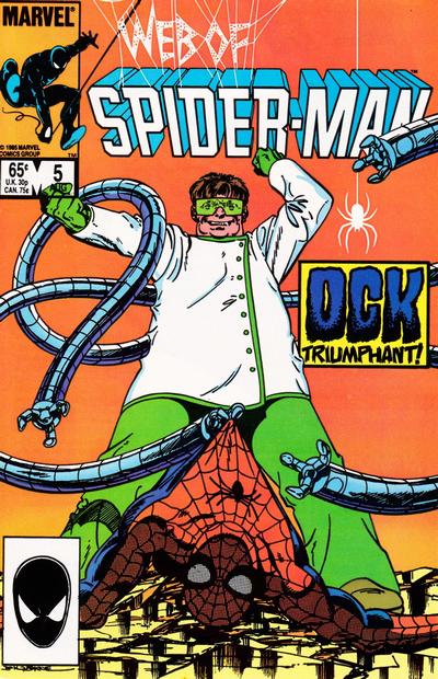 Web of Spider-Man #5 [Direct](1985)-Very Fine (7.5 – 9)