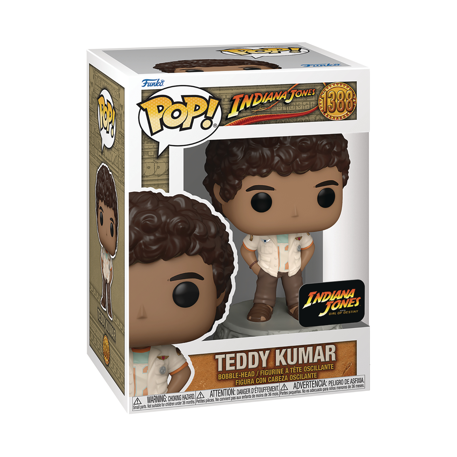 Pop Movies Indiana Jones Teddy Kumar Vinyl Figure
