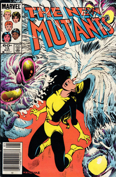 The New Mutants #15 [Newsstand]-Fine (5.5 – 7)