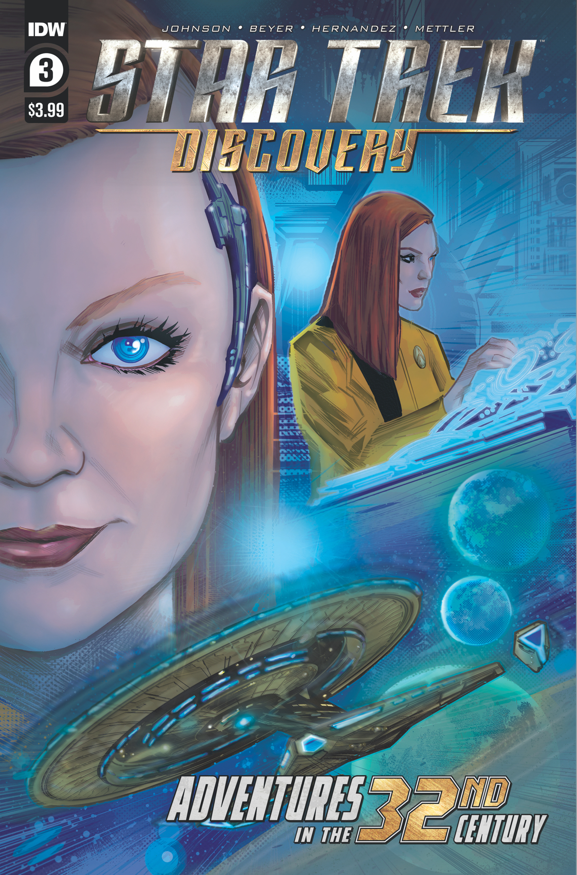 Star Trek Discovery Adventure In 32nd Century #3 Cover A Hernandez (Of 4)