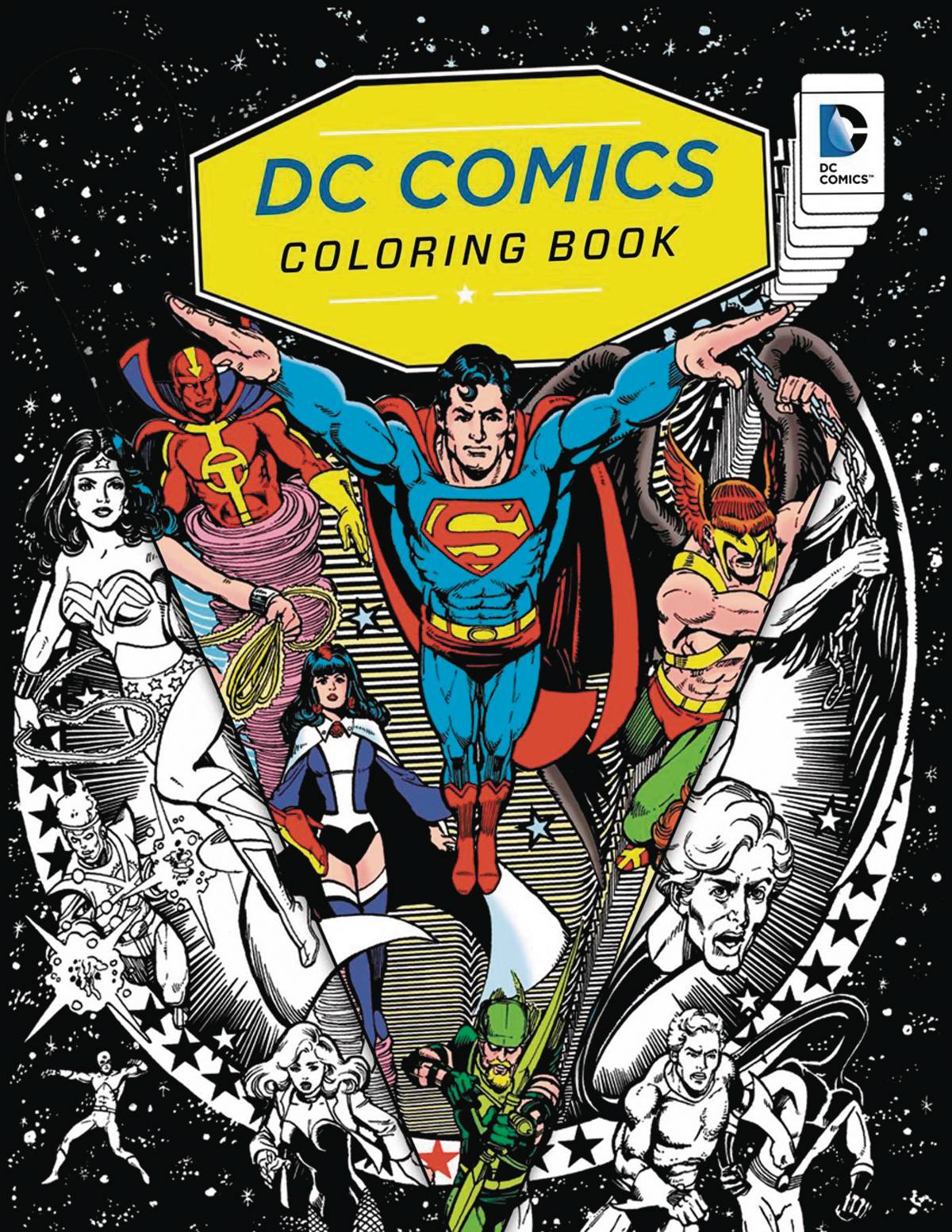 DC Comics Coloring Book Soft Cover