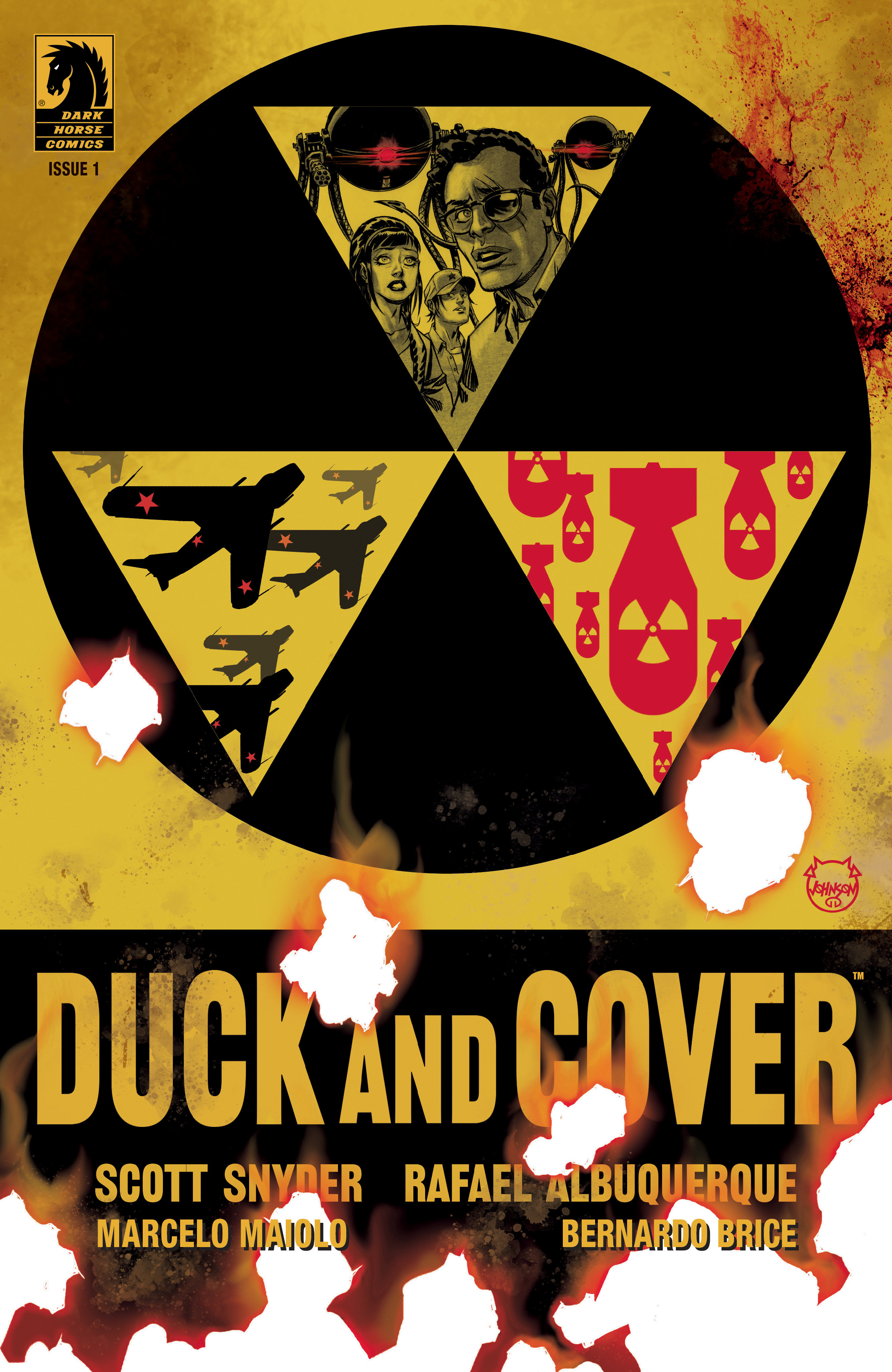 Duck and Cover #1 Cover D (Dave Johnson) 1 for 20 Incentive