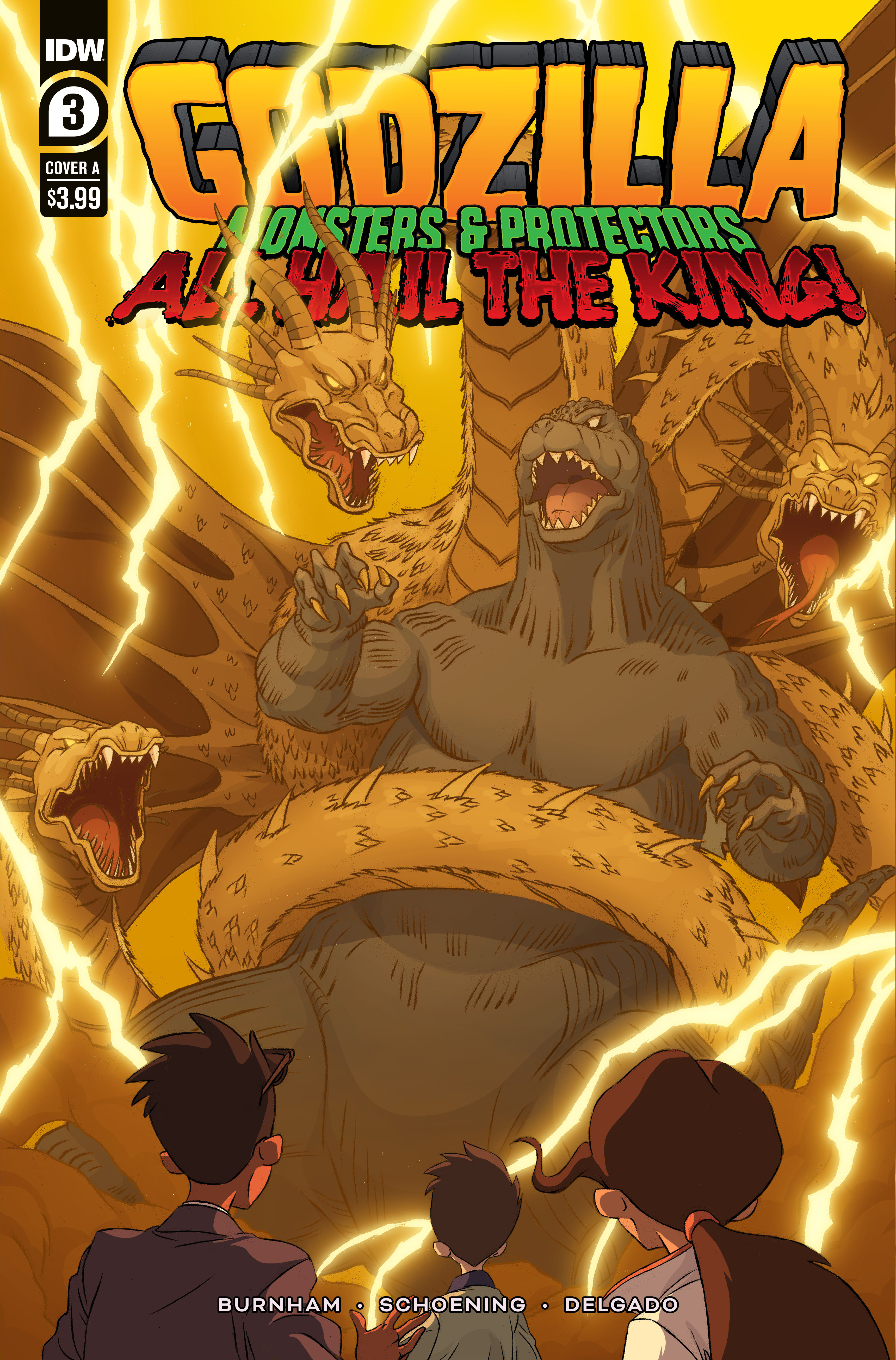 Godzilla Monsters & Protectors All Hail King #3 Cover A Schoening