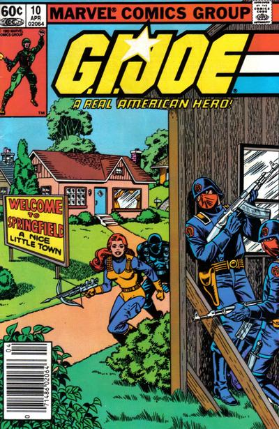 G.I. Joe, A Real American Hero #10 [Newsstand]-Very Fine (7.5 – 9)