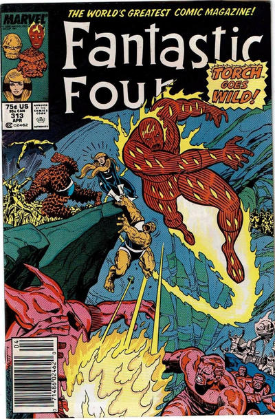 Fantastic Four #313 [Newsstand]-Fine (5.5 – 7)