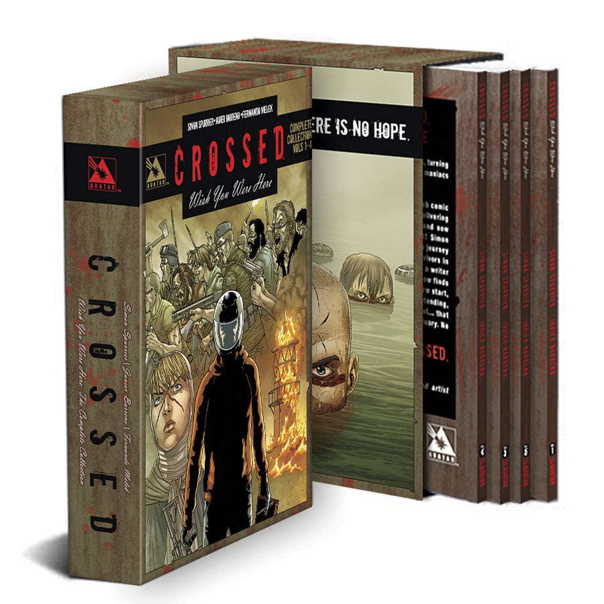 Crossed Wish You Were Here Graphic Novel Volume 1-4 Slipcase Edition
