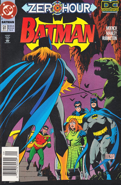 Batman #511 [Newsstand]-Very Fine (7.5 – 9)