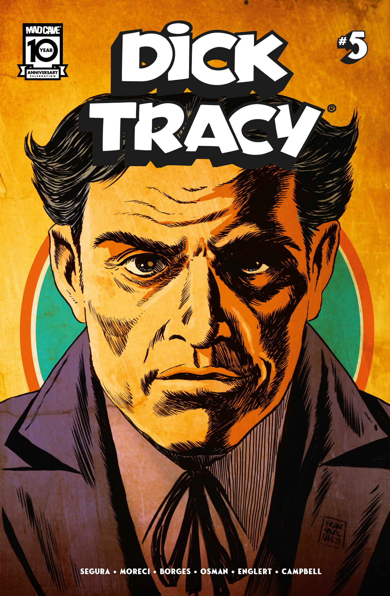 Dick Tracy #5&#160;Cover C 1 for 10 Incentive Francesco Francavilla Variant